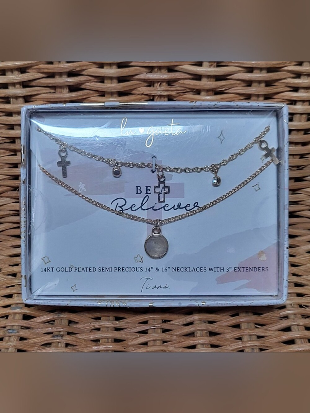 La Gaeta "Be a Believer" Necklace Set